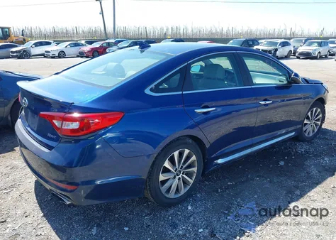 2015 Hyundai Sonata Sport из США, поврежденный, VIN 5NPE34AF5FH217630